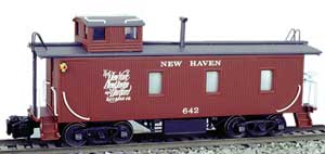 New Haven wood caboose