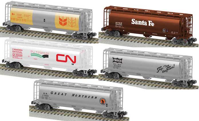 Cylindrical hopper cars