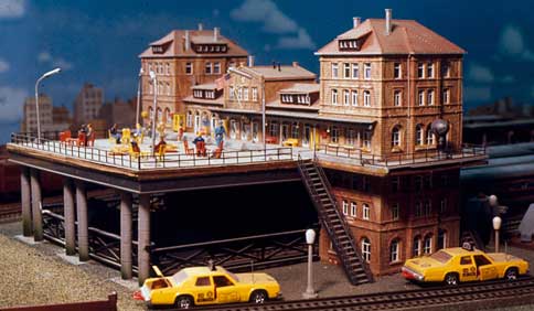 S gauge train station
