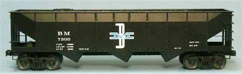 Boston & Maine 3-bay hopper