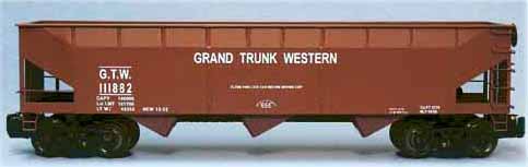 Grand Trunk Western 3-bay hopper