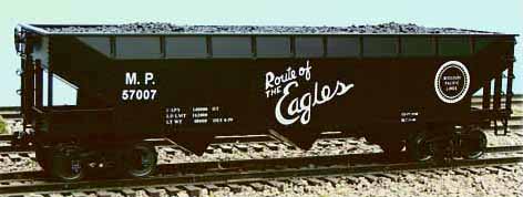Missouri Pacific 3-bay hopper
