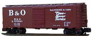 Baltimore & Ohio box car