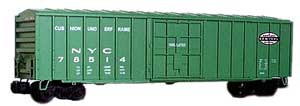 New York Central ribbed box car