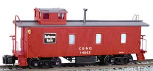Burlington Wood caboose