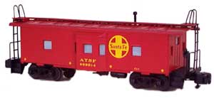 Santa Fe bay window caboose