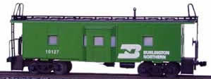 Burlington Route bay window caboose