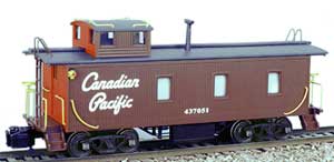 Canadian Pacific wood caboose