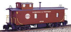 Norfolk & Western wood caboose