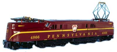 Pennsy GG1 Tuscan one stripe