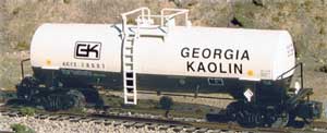 Georgian Kaolin tank car