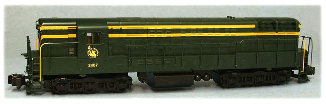 Trainmaster diesel loco